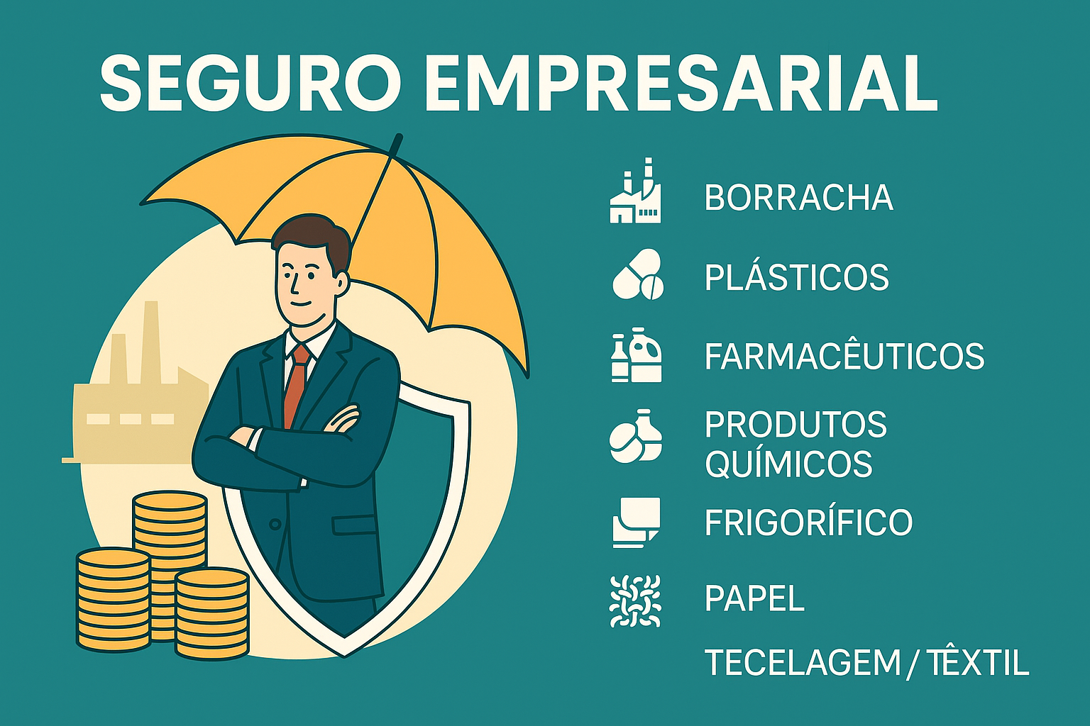 Seguro Empresarial: Proteção sob medida para os setores industriais essenciais