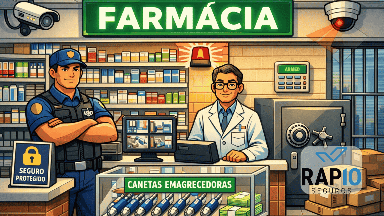 Seguro para Farmácia: como proteger mercadorias contra roubo, furto e prejuízos com medicamentos de alto valor