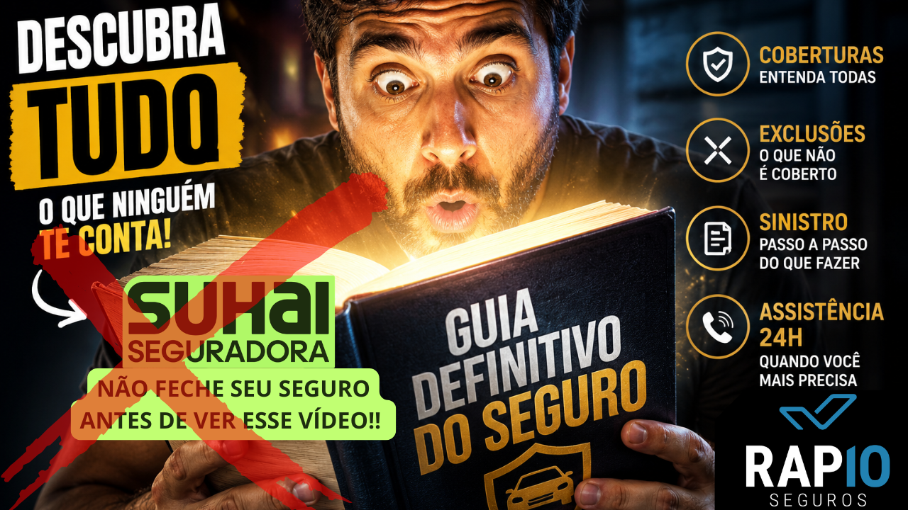 Seguro Suhai: proteção descomplicada para carros, motos e caminhões