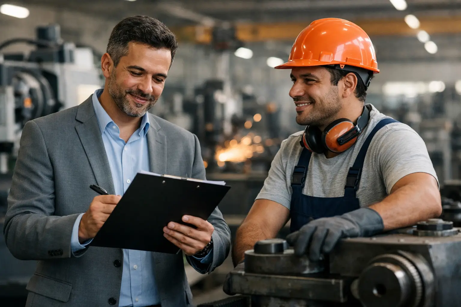 Seguro para máquinas industriais sem erro