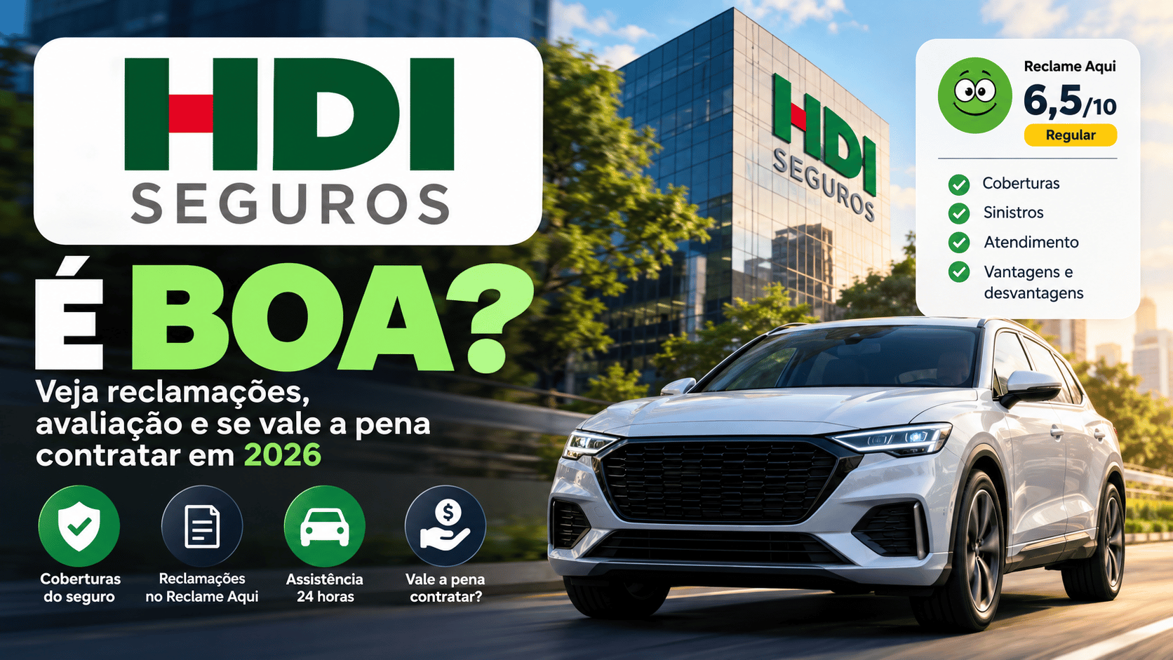 HDI Seguros é boa? Veja se é confiável, reclamações e se vale a pena contratar em 2026